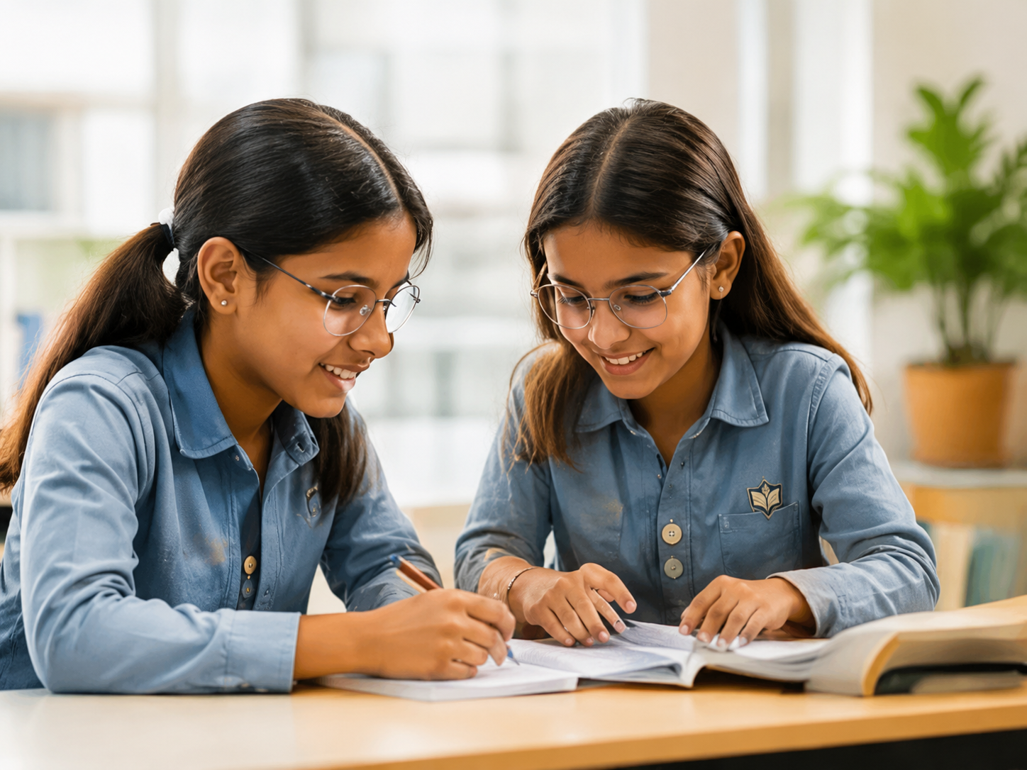 Students conducting a science experiment